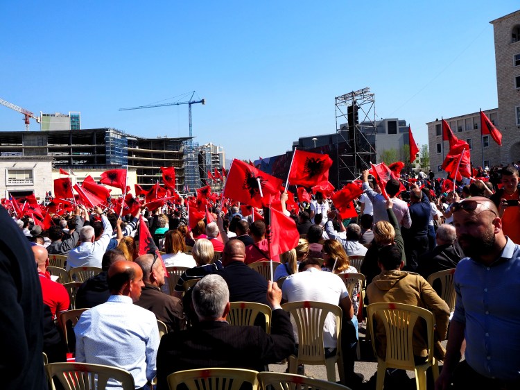 Meeting du Parti socialiste albanais en 2019 @ LS