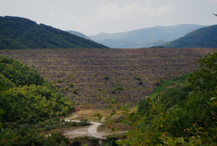 Barrage sur le lac de Gazivode au Kosovo @ LS