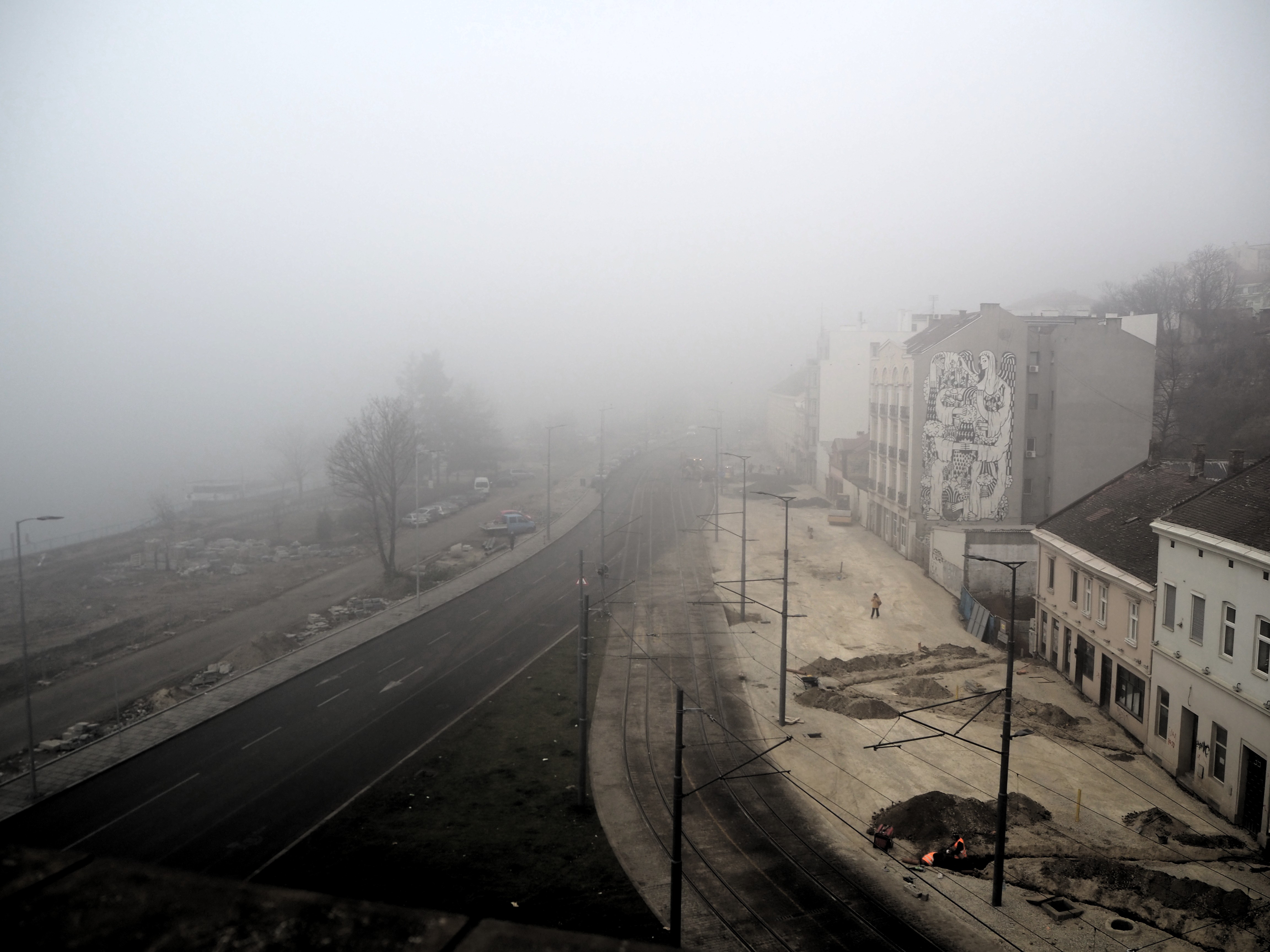 Belgrade dans le smog en janvier 2020 @ LS