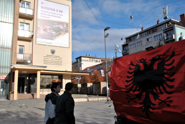 Dans le centre de Pristina @ LS