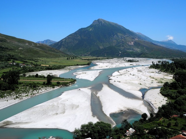 La Vjosa vue de Tepelene @ LS