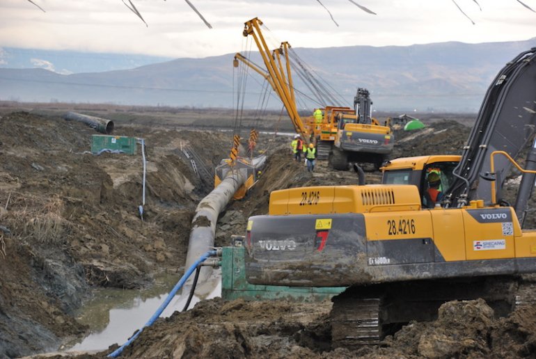 Le chantier du TAP en Albanie @ LS